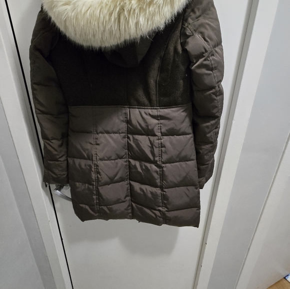 Womens Seven For All Mankind green/olive down winter jacket - Picture 3 of 4